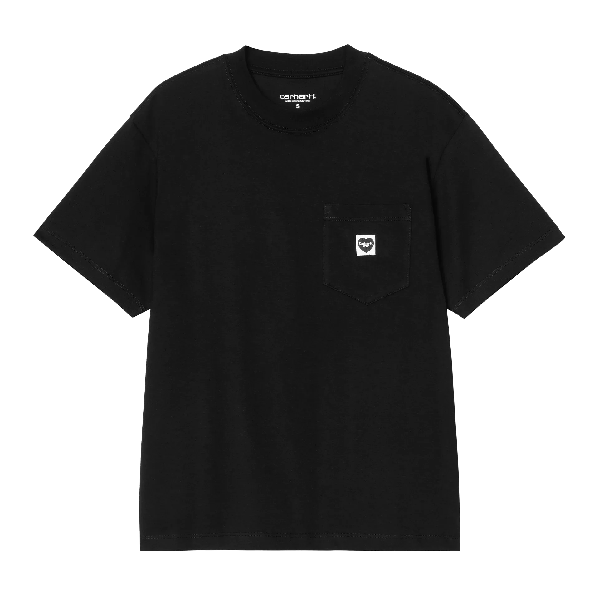 W' S/S Pocket Small Heart T-Shirt